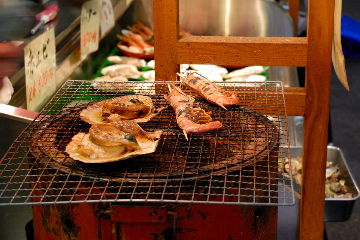 近江町市場 海鮮焼きイメージ