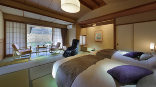 露天風呂付客室「離れ松林亭」和ベッドツイン 330 [デラックス] [和室] [禁煙] [マウンテンビュー]