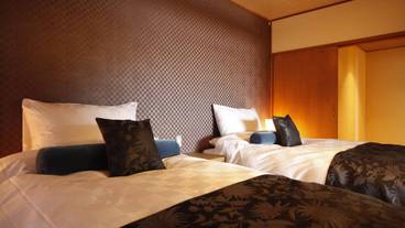 「別邸水の星」1階　温泉露天風呂付特別室　ベッドルーム / 10