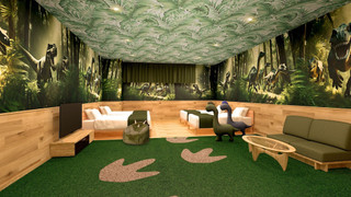 [禁煙] スーペリア洋室フォース恐竜ルーム 内風呂なし(眺望なし)