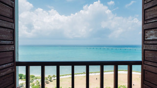 クラブフロア按司/温泉露天風呂/ツイン/オーシャンビュー