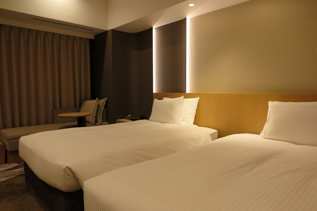 客室に入りました