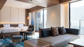 [1泊2食 SORAビュッフェプラン "TERRACE & DINING SORA"] 宙館デラックスルーム (山側) 51平米 [寝具の数は(3歳以上)予約人数分]