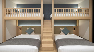 [リニューアル]4ベッドバンク（1階） (ハウスキーピングは有料オプション)大人定員7名