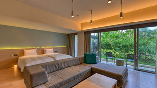 ガーデンテラス バリアフリールーム(大人3名以上はスタッキングベッド,5名からソファベッド)