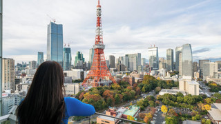 デラックスツインルーム 禁煙[東京タワー側], 3-18F(大人3 名で予約するとエキストラベッド1台追