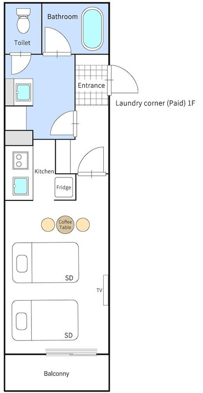 バルコニーからの眺望
