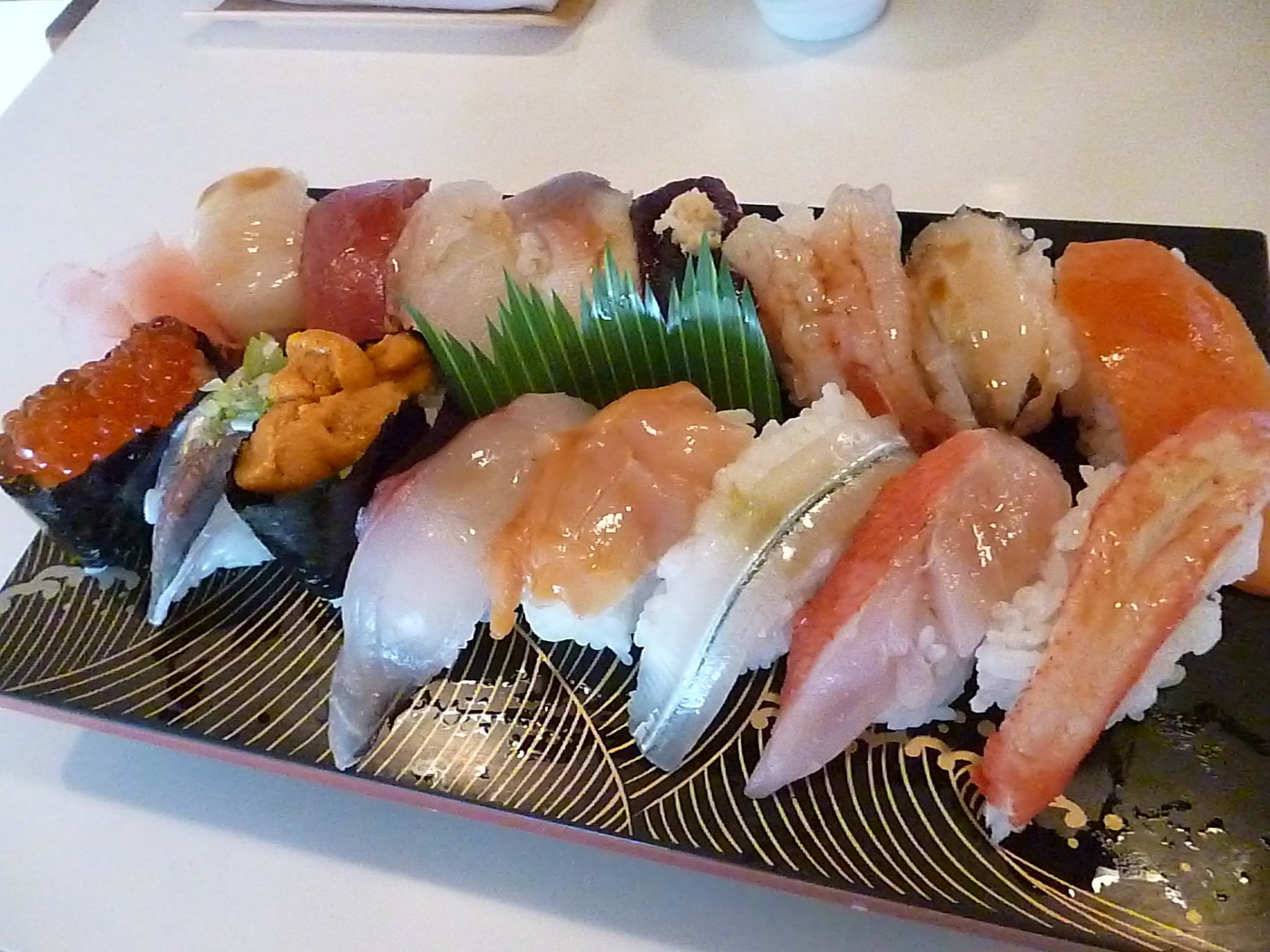 「かねとも寿し」料理 82190 最特上寿し　2015.3月