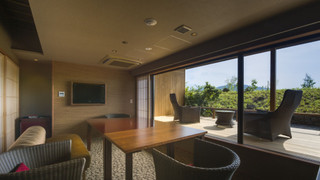 福地A　露天風呂付　富士山側　ベッド2　布団3 [山梨ワインラウンジ利用可能]