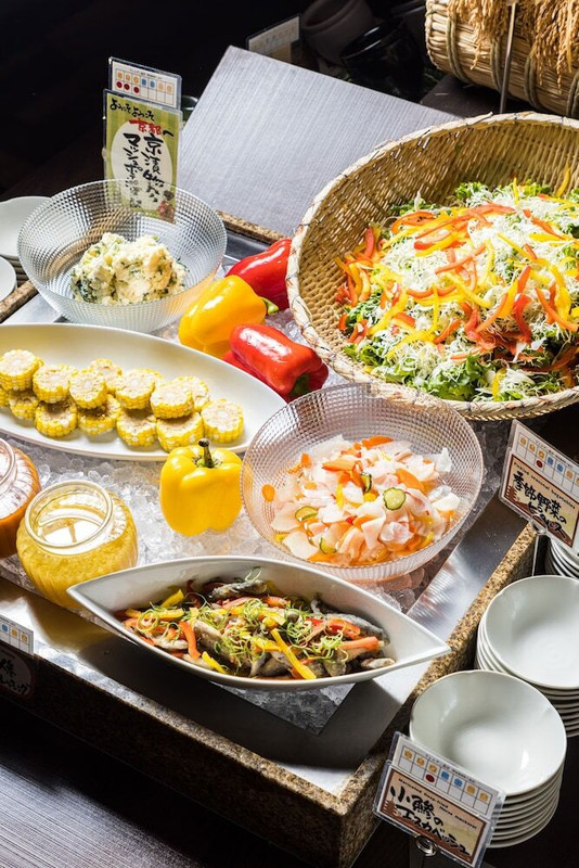 朝食ビュッフェ