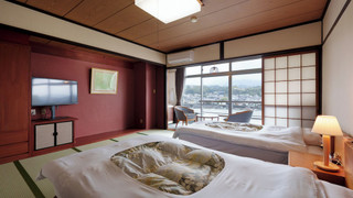 [リバービュー]モデレート和室10畳ツイン(38sqm/ベッド120cm×2)