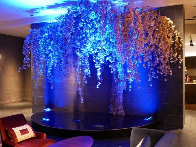 ロビーラウンジのオブジェ