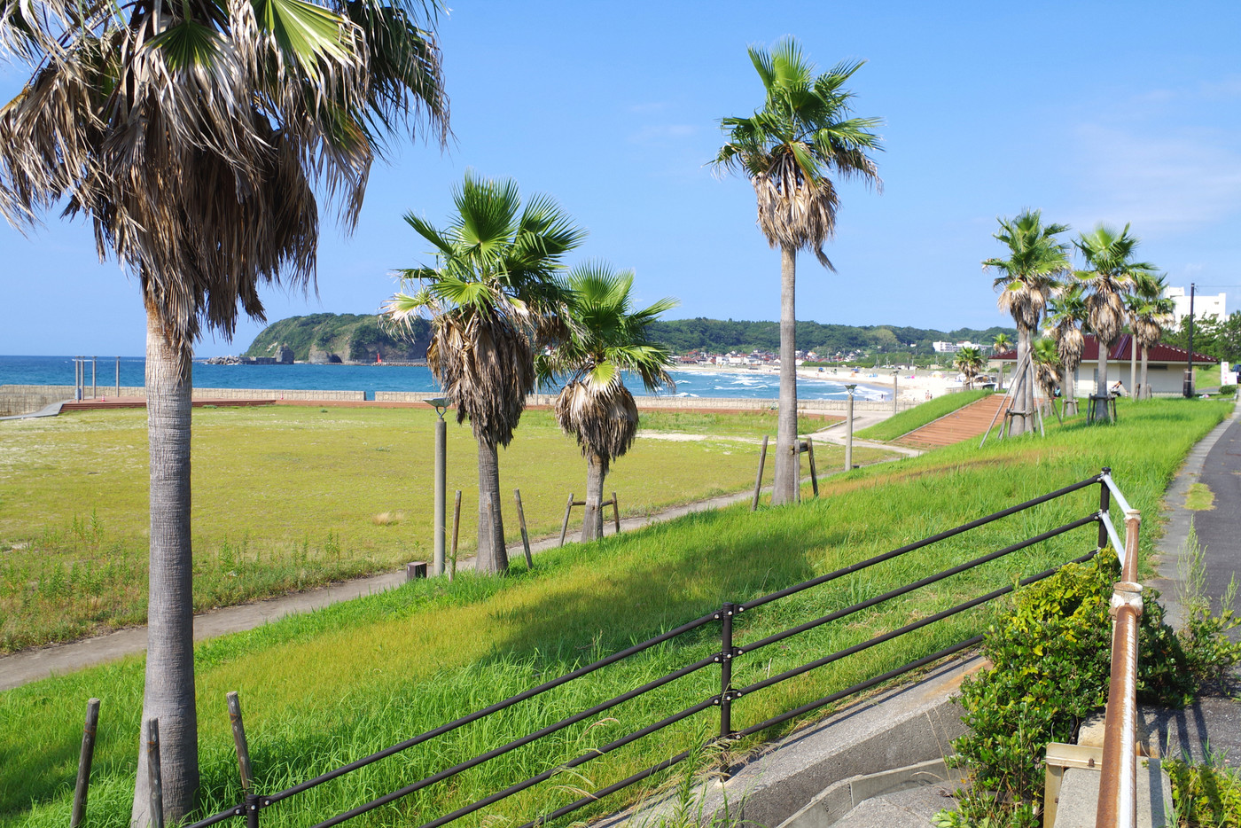 浜田市国府海水浴場海浜公園の景色