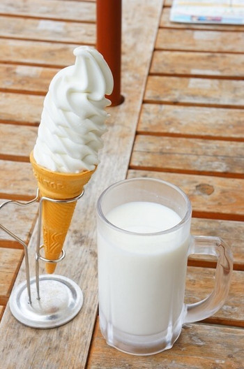 「カウボーイ」 料理 38998084 ソフトクリーム＆ジョッキミルク