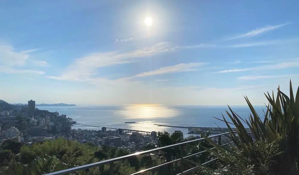大沼さんおすすめの移り変わっていく海景色もとても良かったです!お天気の良い日は早起きして見る価値アリ♪