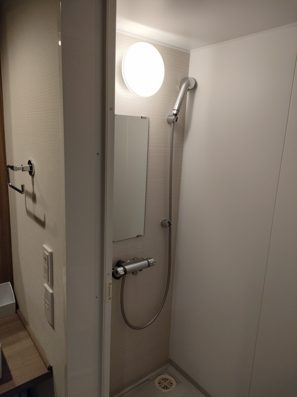 大浴場があるのでシャワーは使用せず