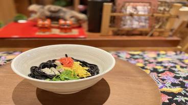 朝食ビュッフェ・イカ墨そば / 4