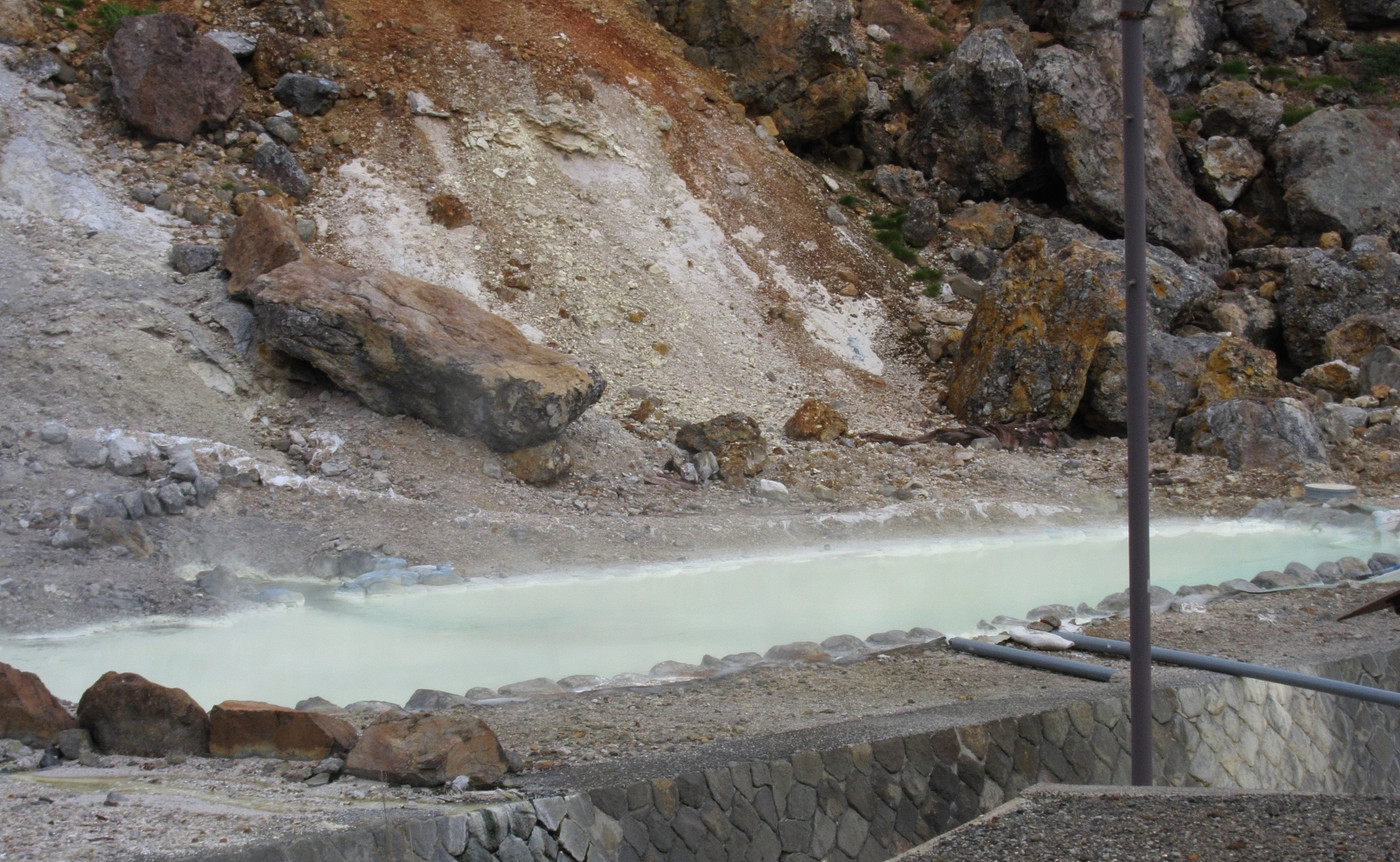 万座温泉　湯畑　群馬県嬬恋村