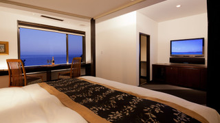 [201]露天風呂付きキングサイズベッドルーム/40平米(禁煙):部屋食