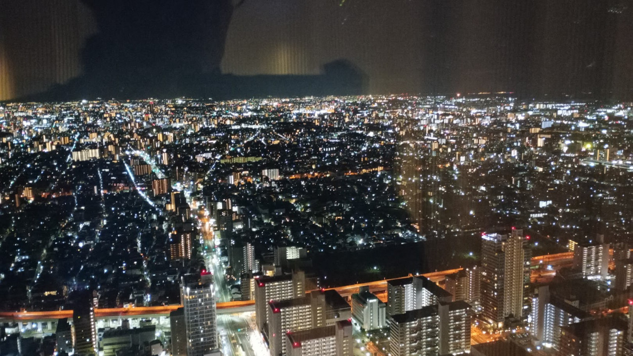 南（泉南方面）の夜景
