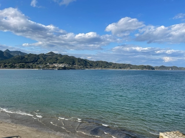 部屋から那智湾を眺めることが出来ます