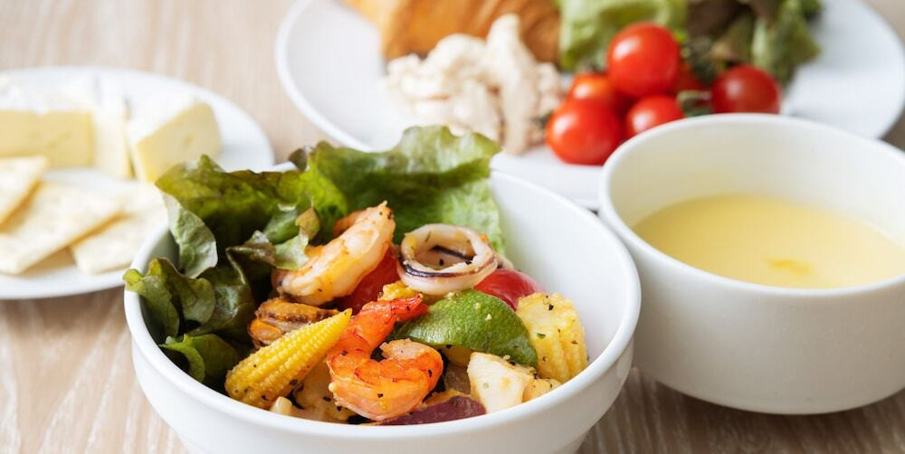 朝食ビュッフェ