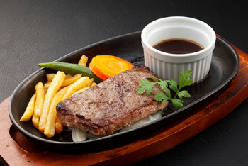 「ホテル鉄輪」 料理 117160116 ホテカンステーキ　当館イチオシメニュー