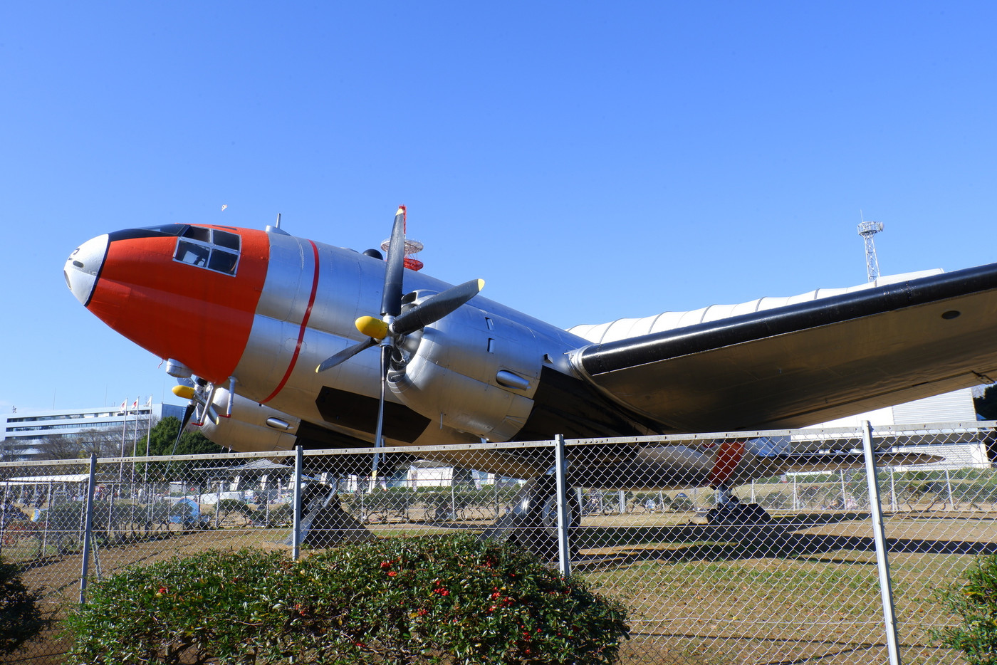 航空記念公園のC46輸送機