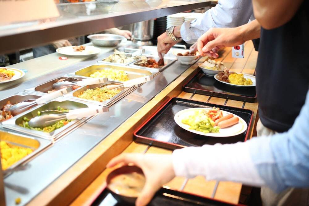 朝食ビュッフェ