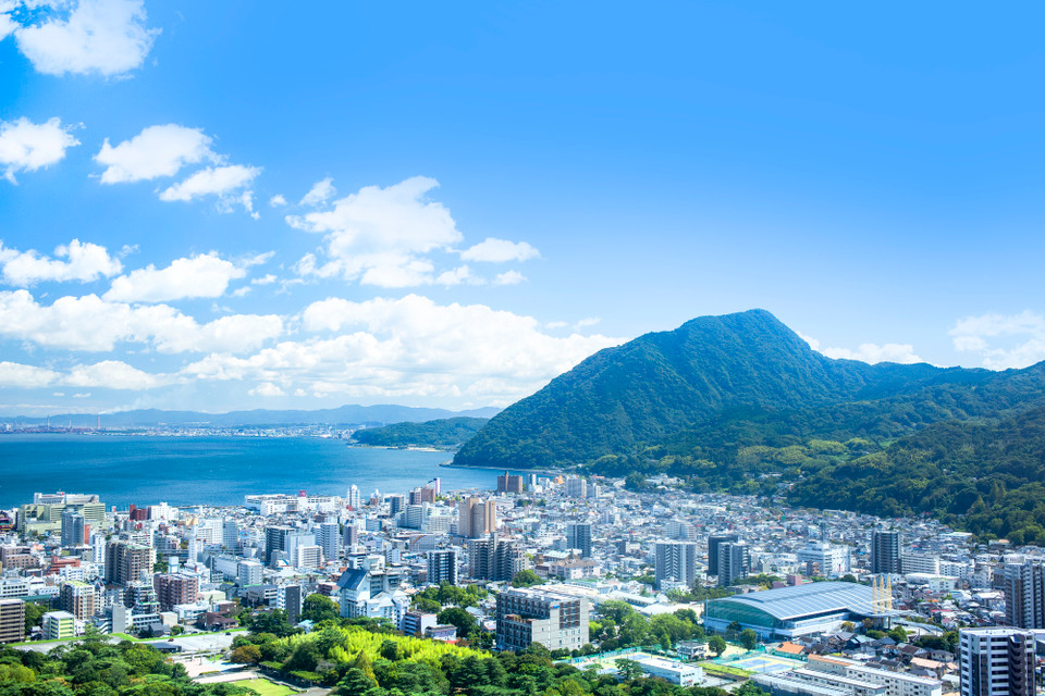 別府の街並み