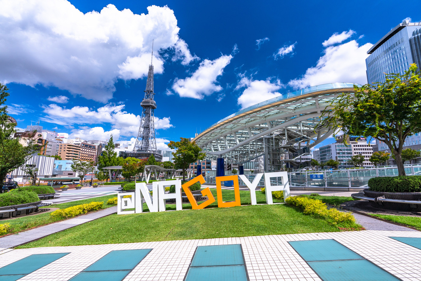 《愛知県》名古屋都市風景・栄の街並み