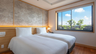 スタンダード ルーム シングルベッド 2 台 禁煙 パーシャル オーシャン ビュー