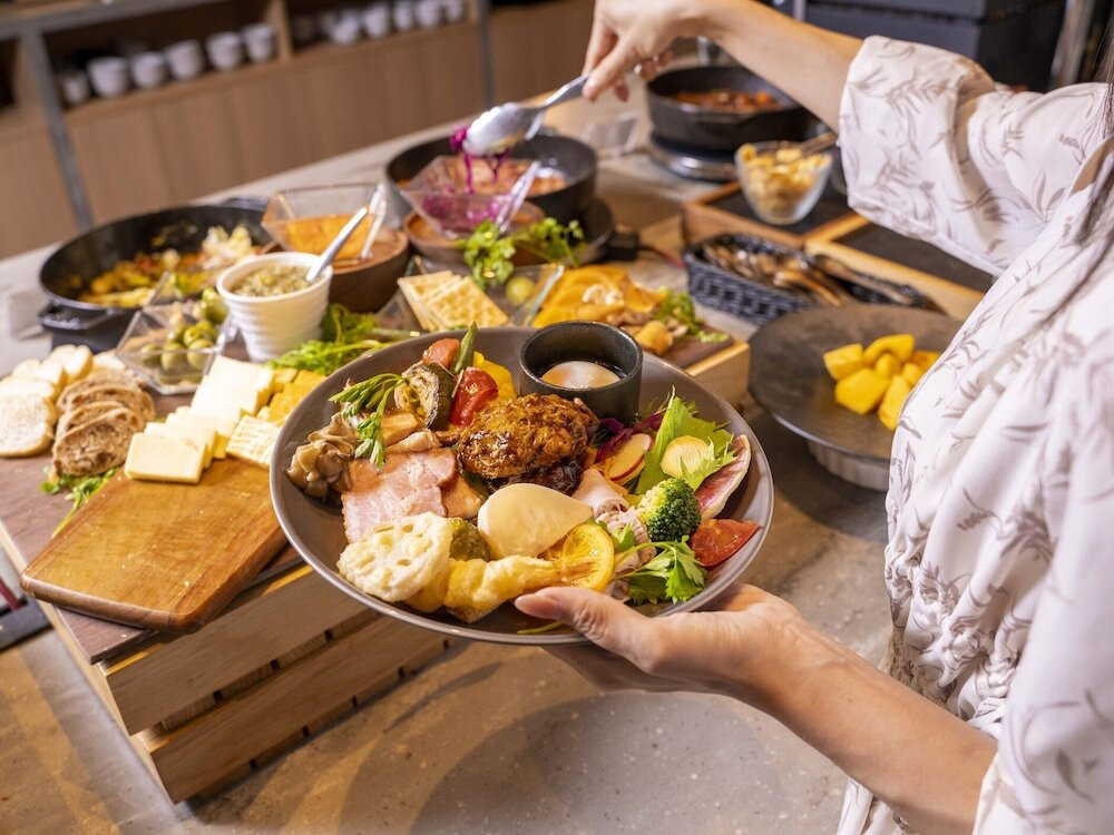 朝食ビュッフェ