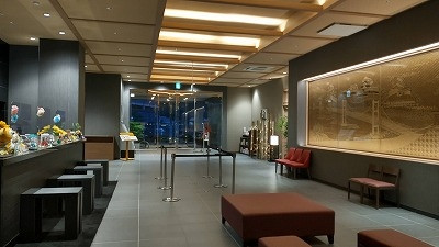 レセプション前