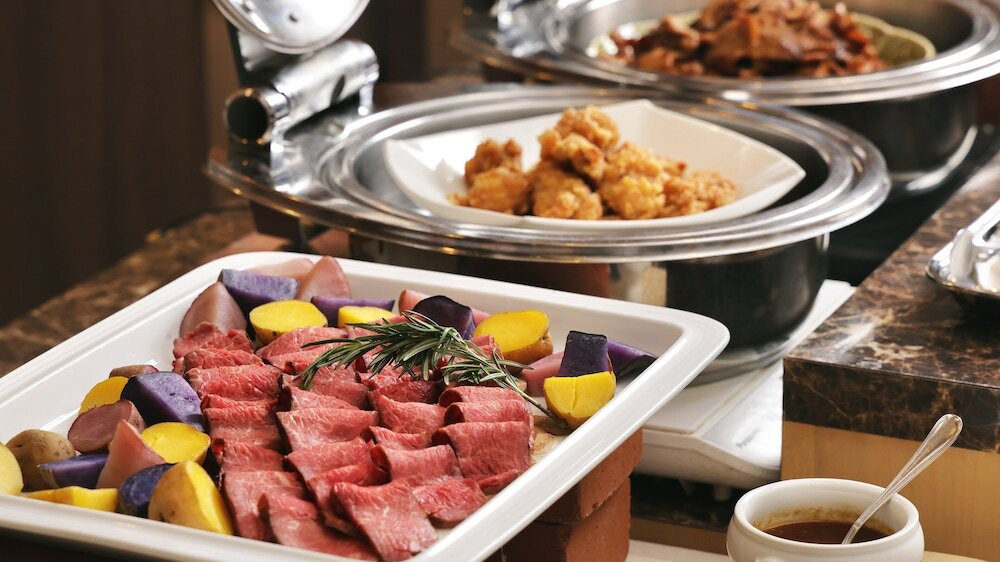 朝食ビュッフェ ローストビーフ