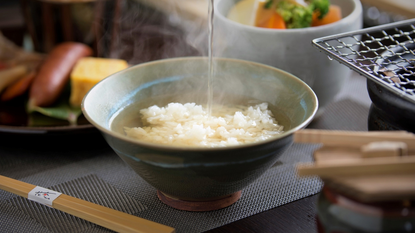 朝食 お茶漬け