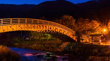 木曽の大橋 夜の雰囲気 / 7
