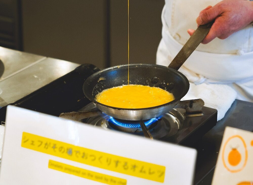 朝食ビュッフェ