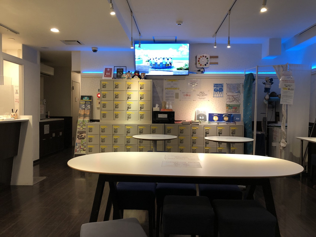 １階フロント前のフリースペース