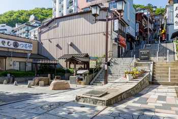Ikaho onsen stone steps