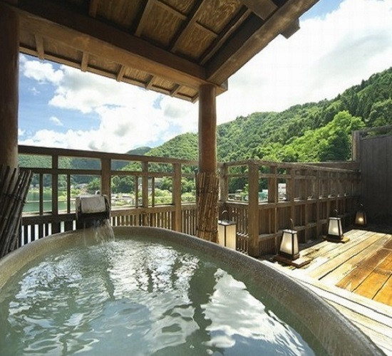 展望大浴場 天女の湯の露天風呂