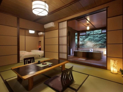 特別室の「きづなすいーと」。2～7人まで泊まれるので、三世代の家族旅にもおすすめ