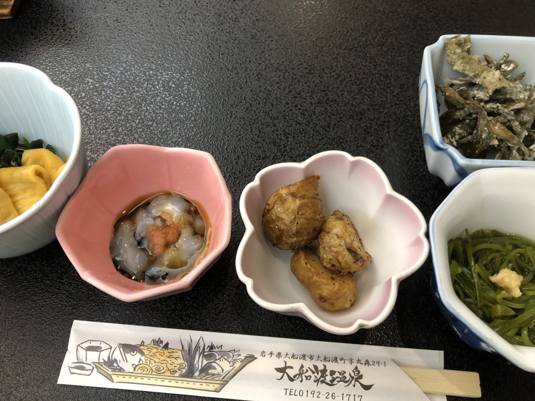 前菜（三陸の珍味５品）