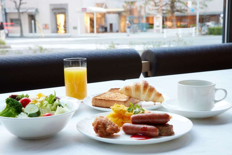朝食ビュッフェ