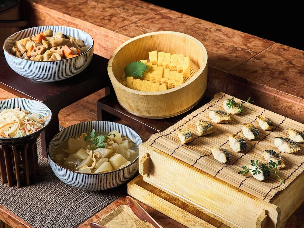 朝食ビュッフェ