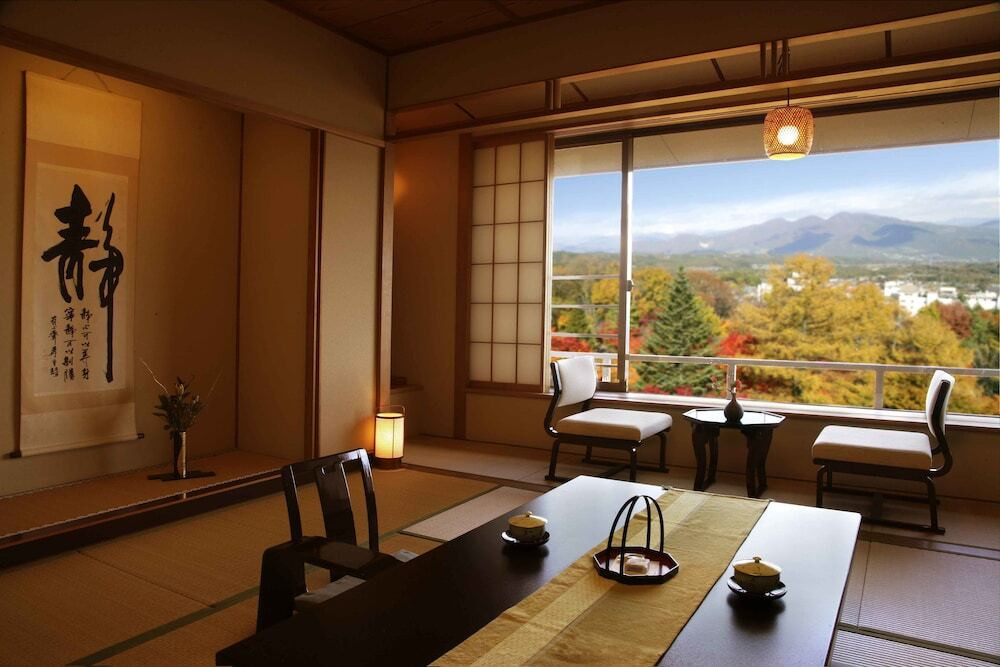 高台から「赤城山」のパノラマを！3種の貸切風呂は無料で何度でも♪3493747