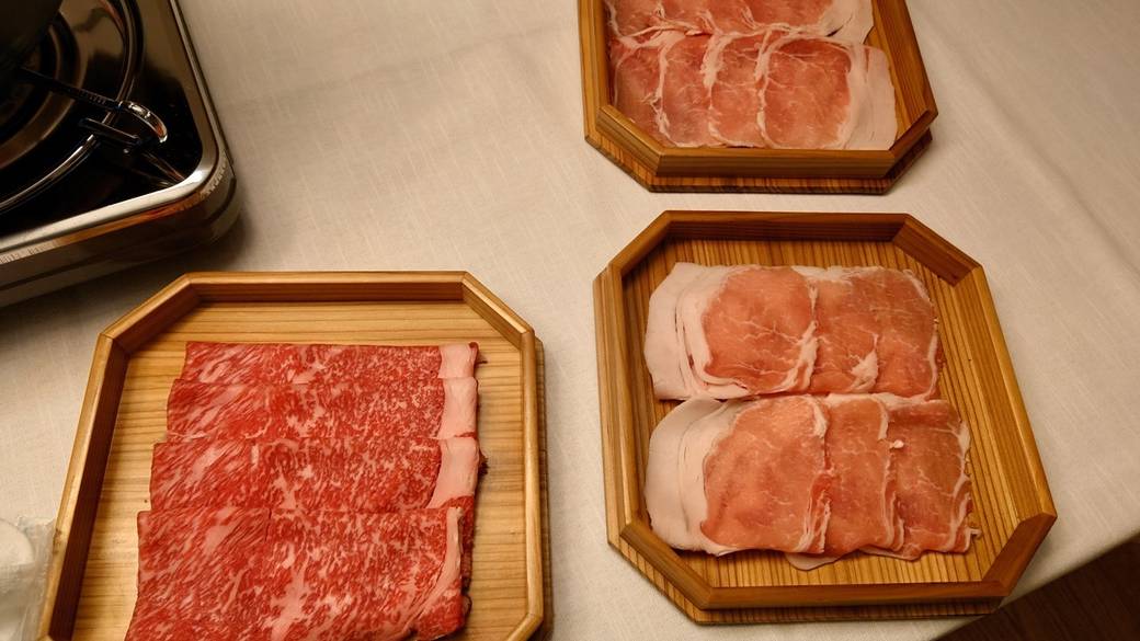 アグー豚のしゃぶしゃぶ / 1