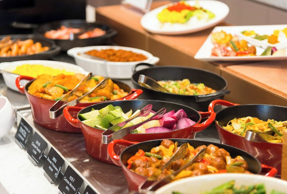 朝食ビュッフェ