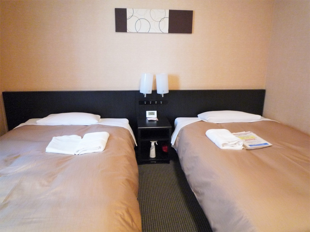 意外にも狭くて小さなベッド？