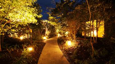 離れ客室への小径 / 1